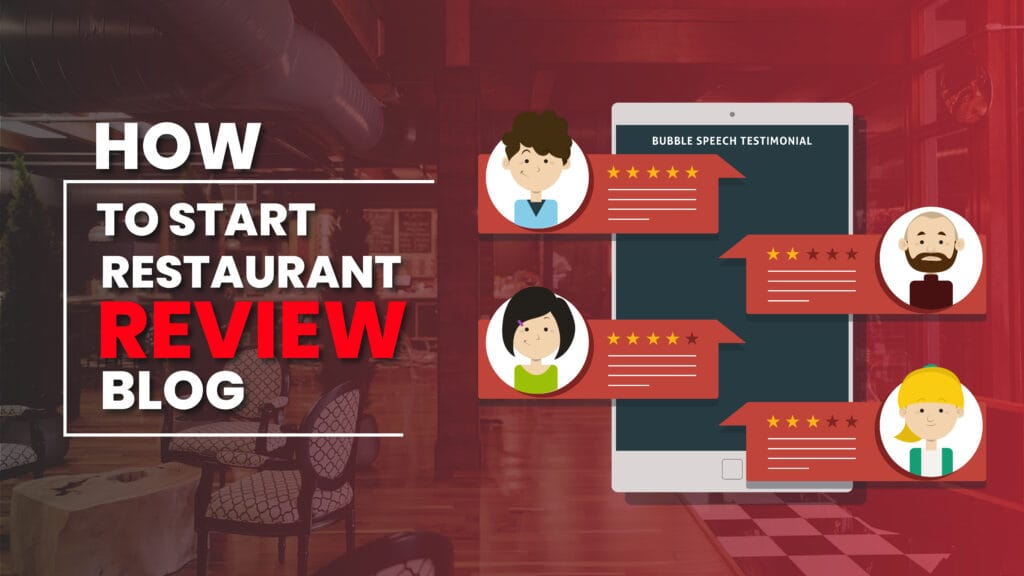 start a restaurant review blog