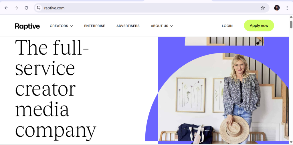 Raptive (Formerly CafeMedia) – High Earnings for Established Sites