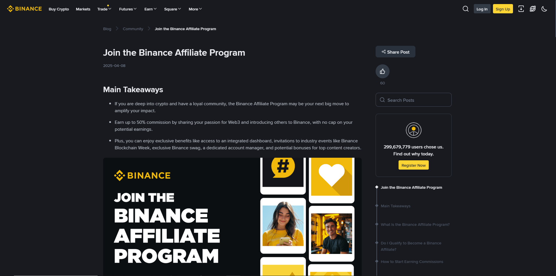 Crypto Affiliate Network Binance