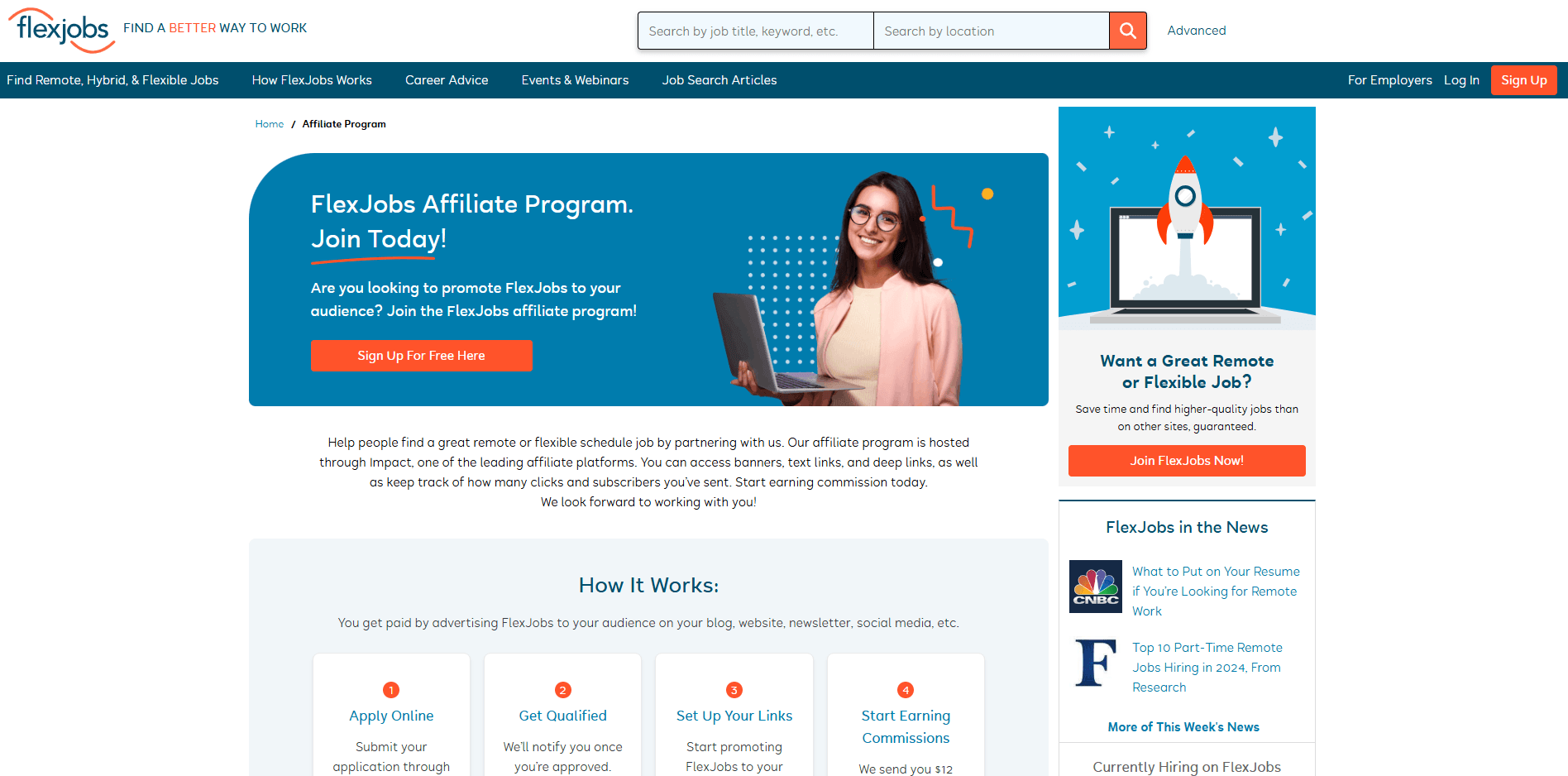 Flexjobs Affiliate Program