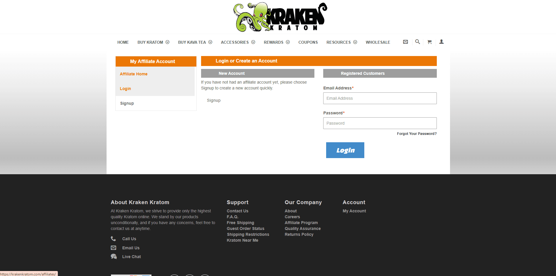 Kraken Kratom Affiliate Program