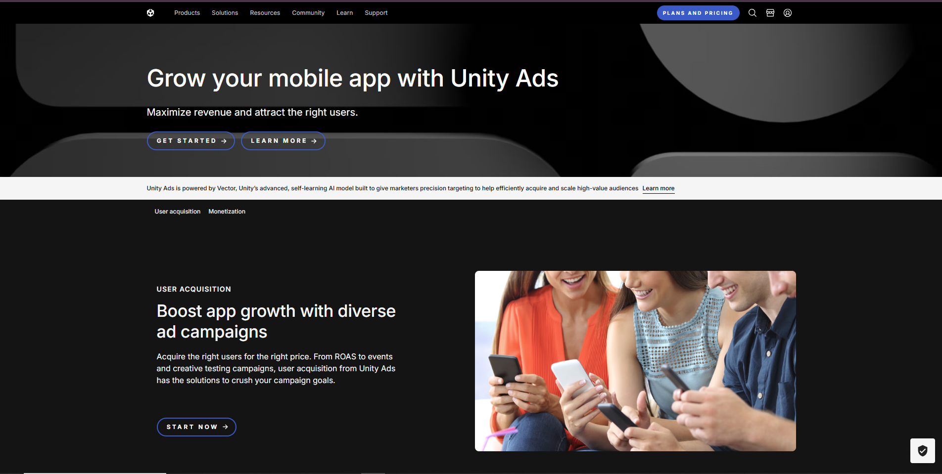 Unity ads