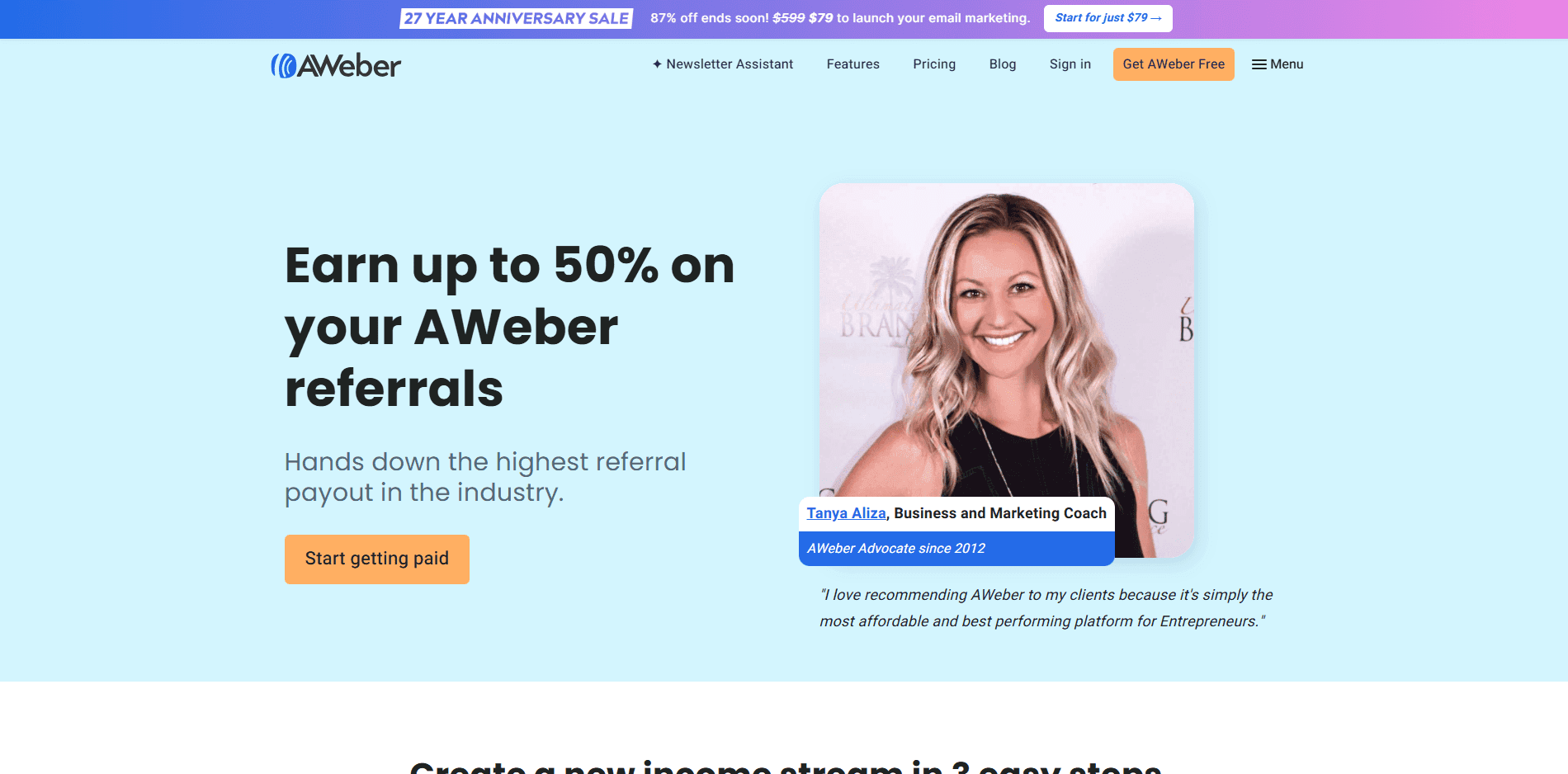 AWeber Affiliate Program