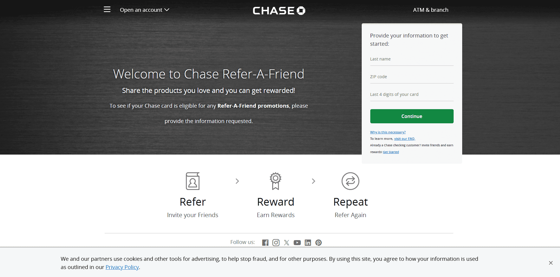 Chase Credit Card Affiliate Program