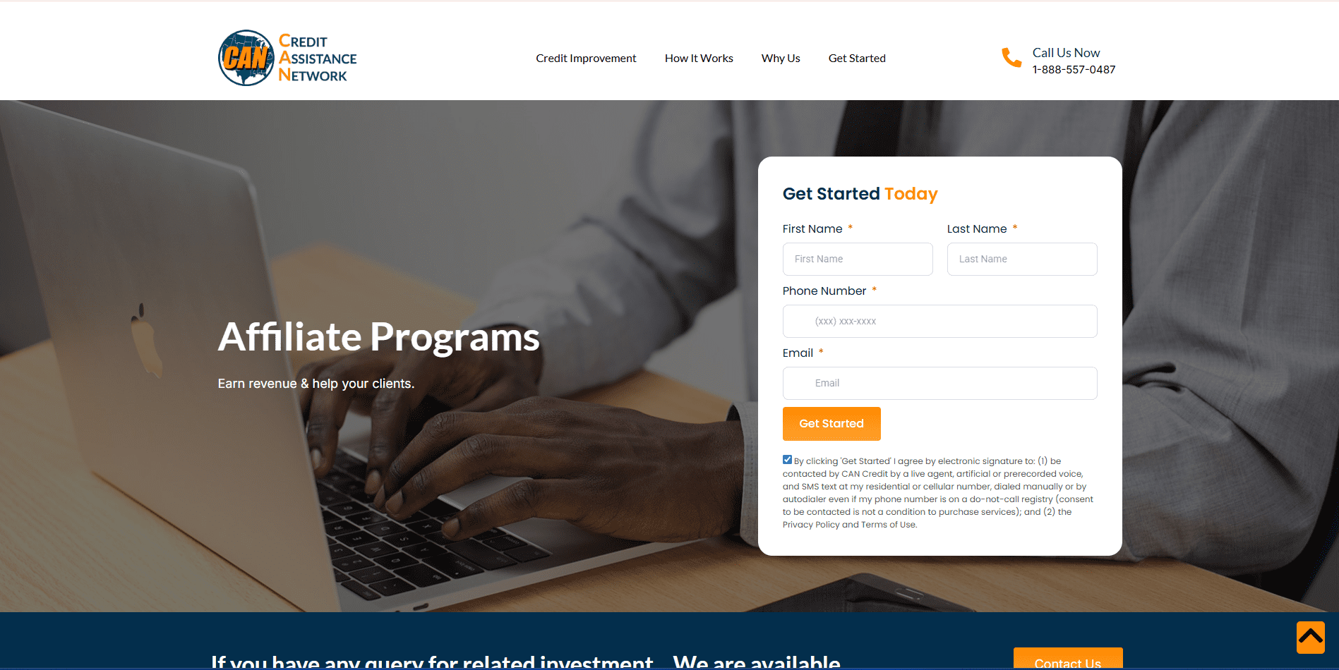 Credit Assistance Network Affiliate Program