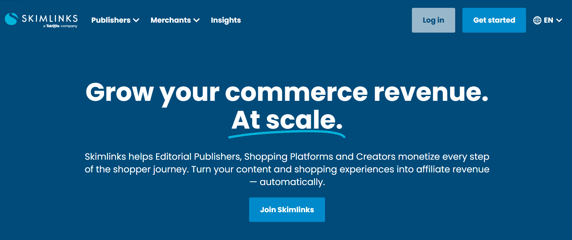 Skimlinks Affiliate Network