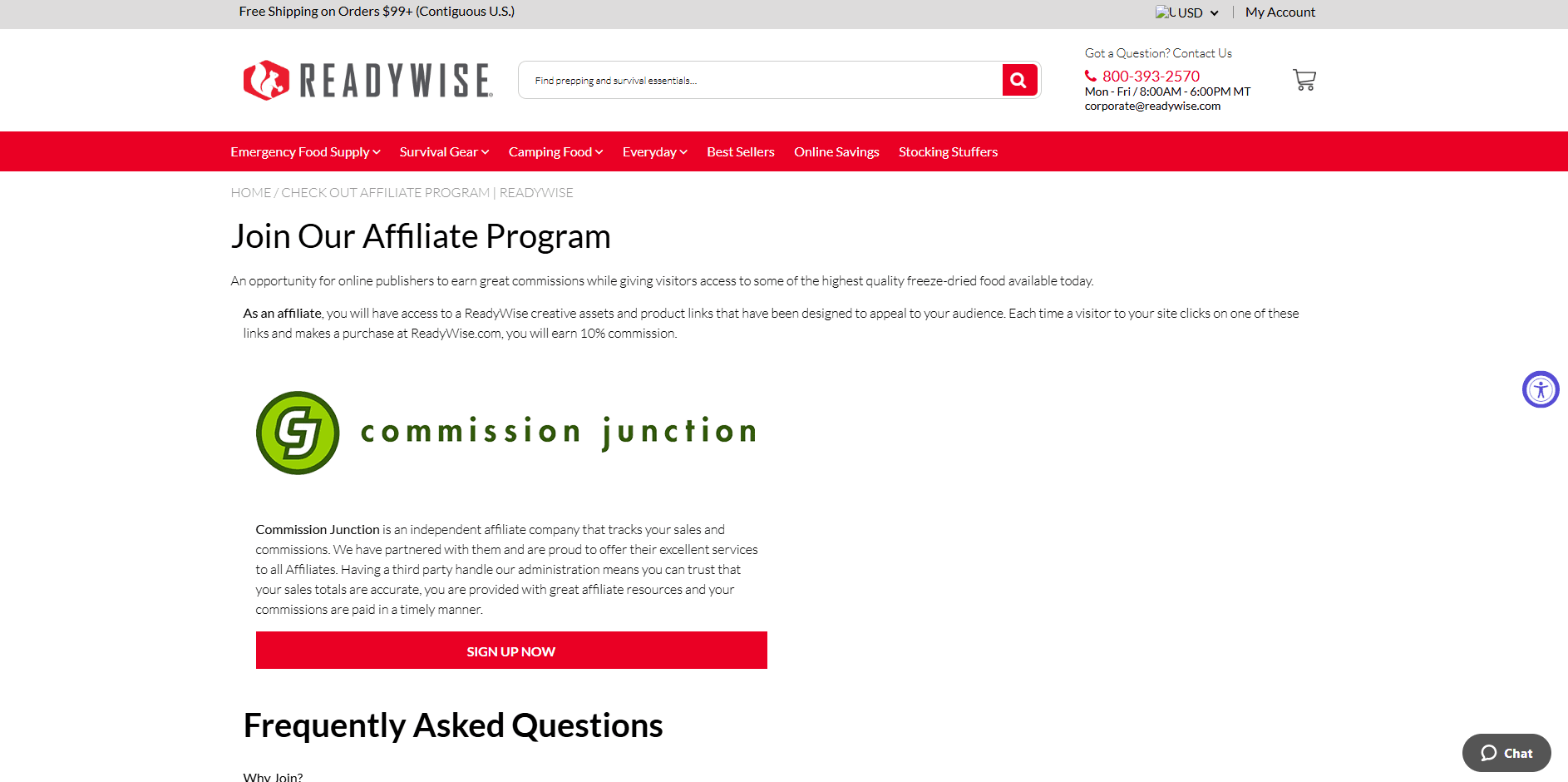 Readywise Affiliate Program