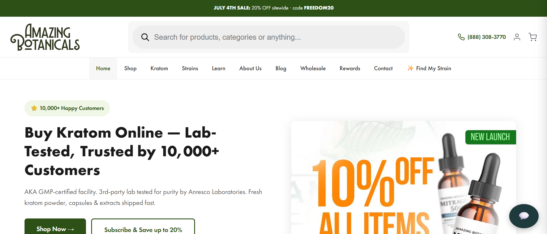AmazingBotanicals Affiliate Program