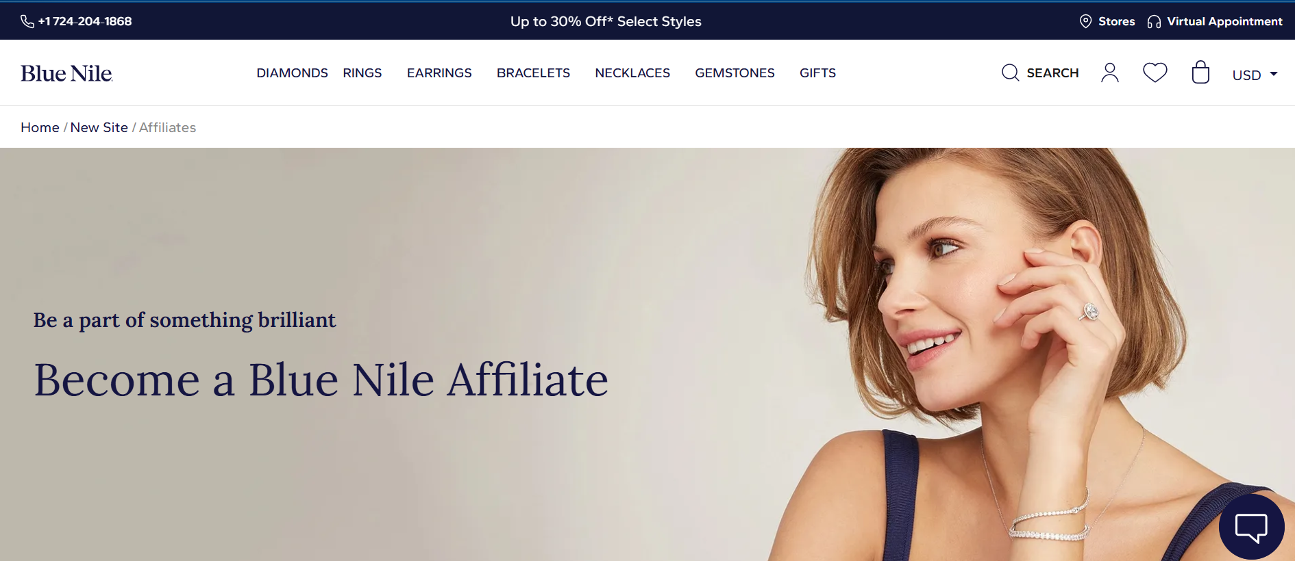 Blue Nile Affiliate Program