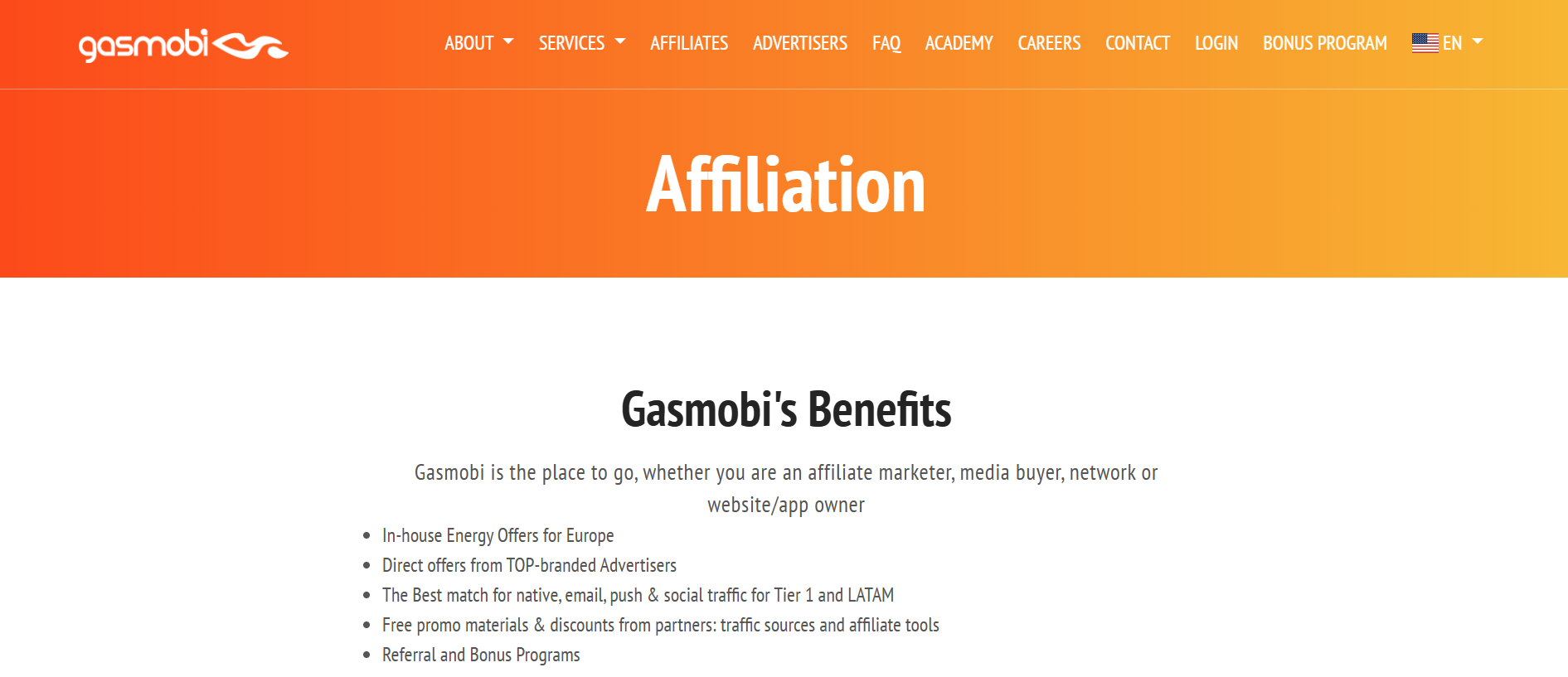 Gasmobi Affiliate Program