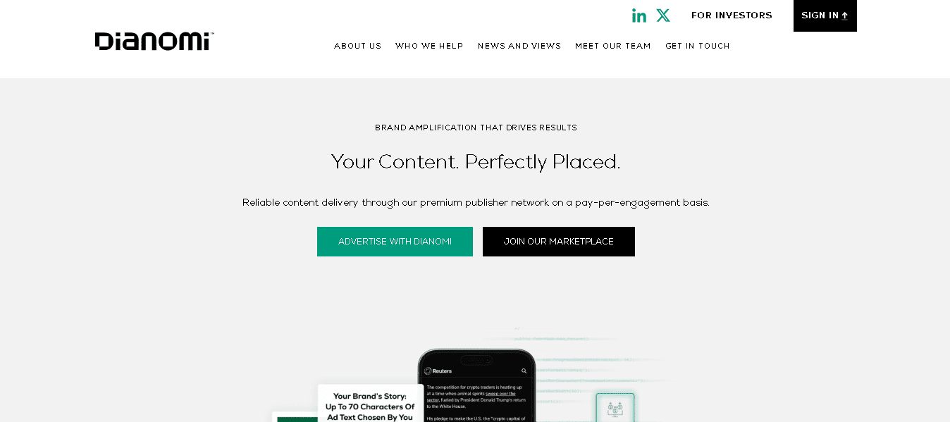 Dianomi AdNetworks
