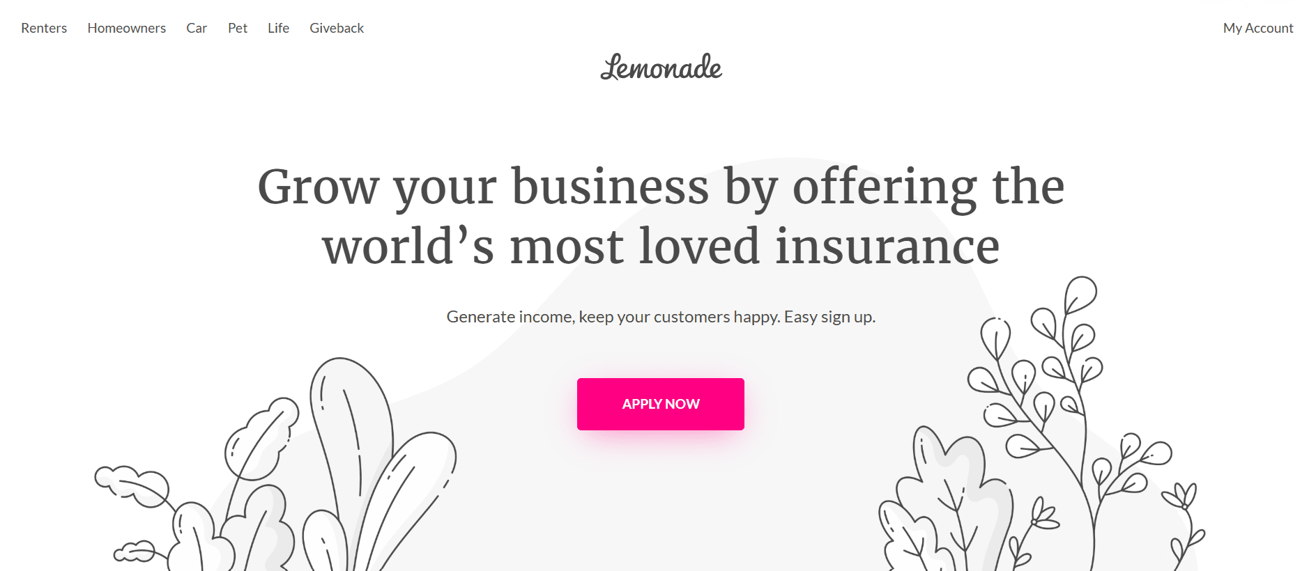 Lemonade Affiliate Program