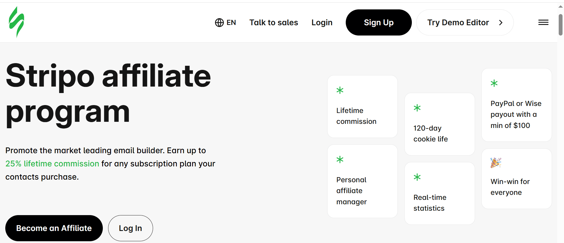 Stripo Affiliate Program