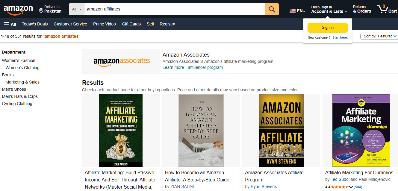 Amazon Affiliates