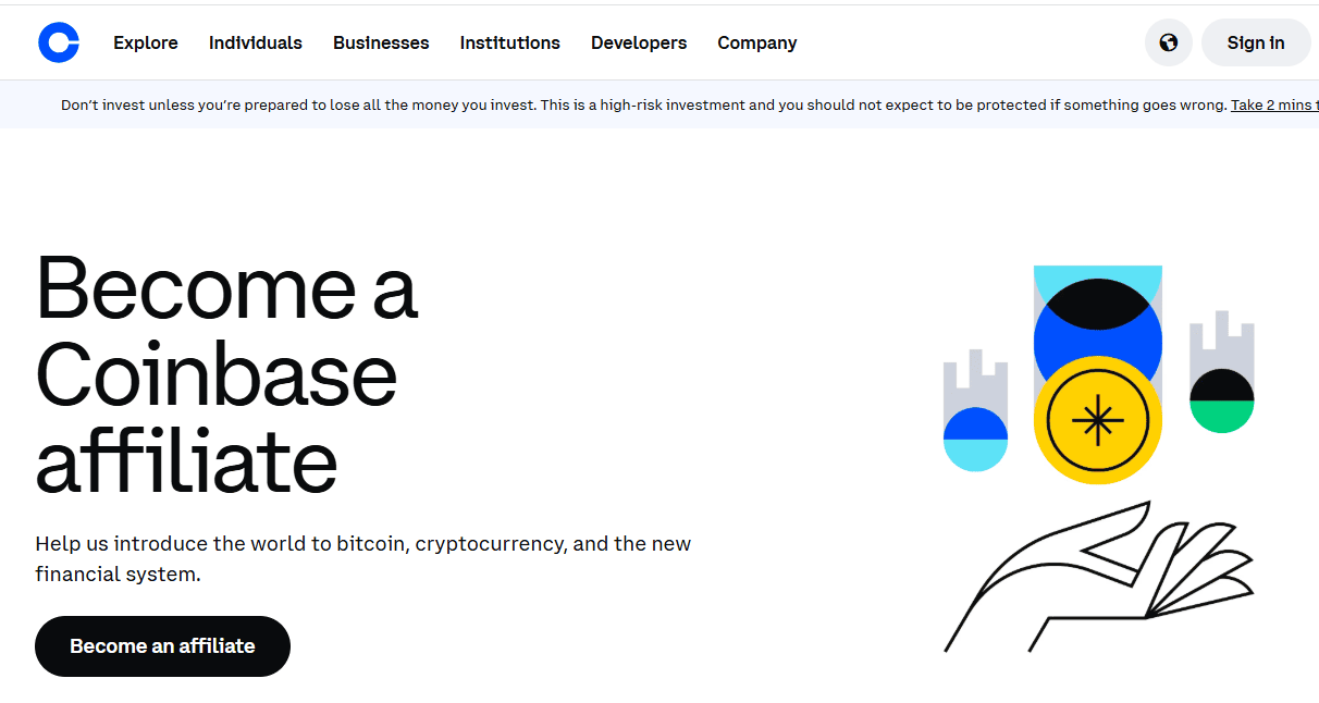 Coinbase Affiliate Program