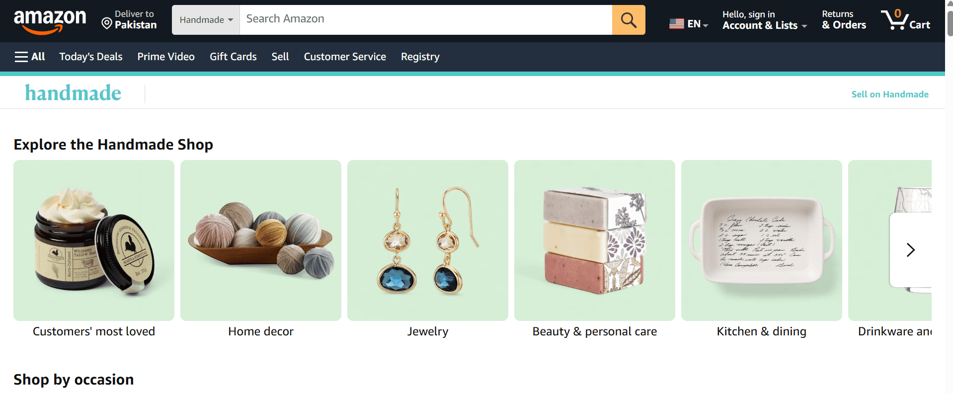 Amazon Handmade Affiliate Program