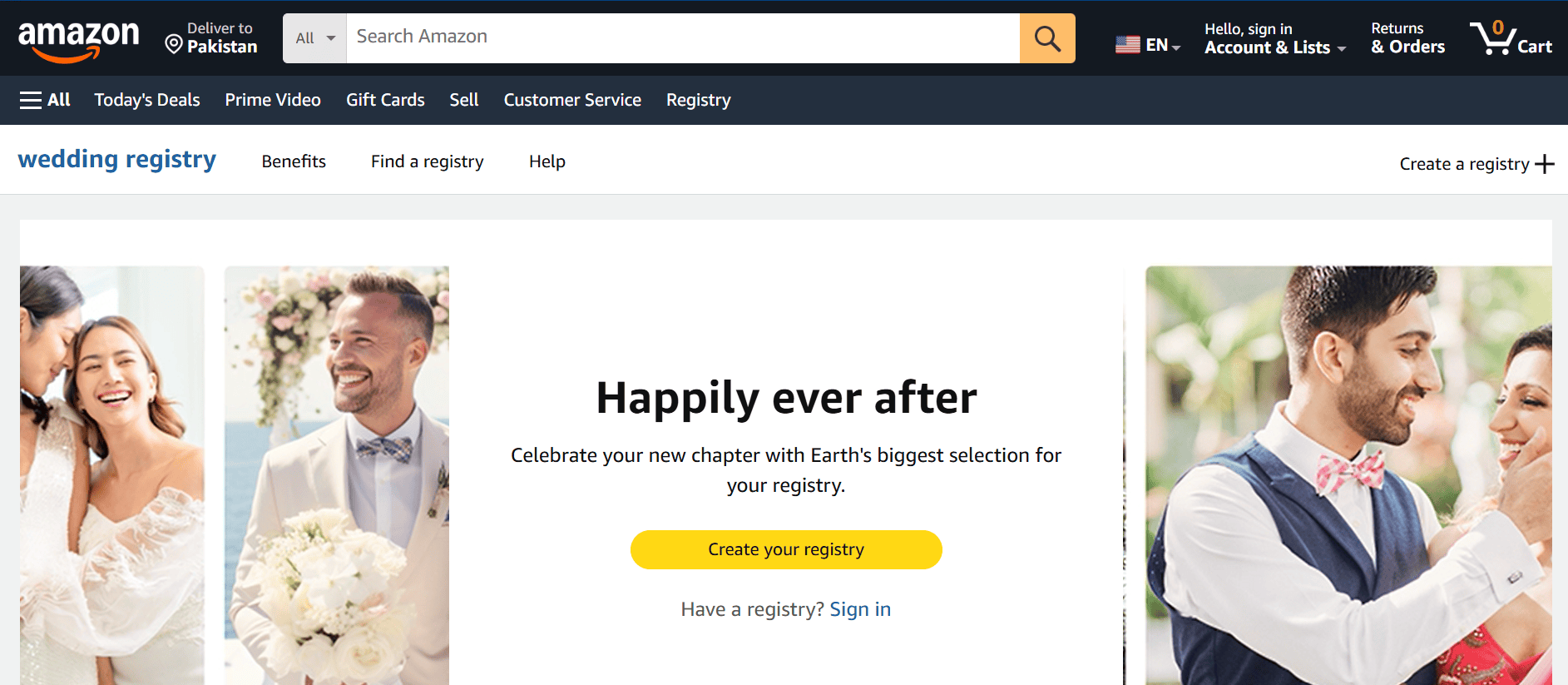 Amazon Wedding Registry Affiliate Program