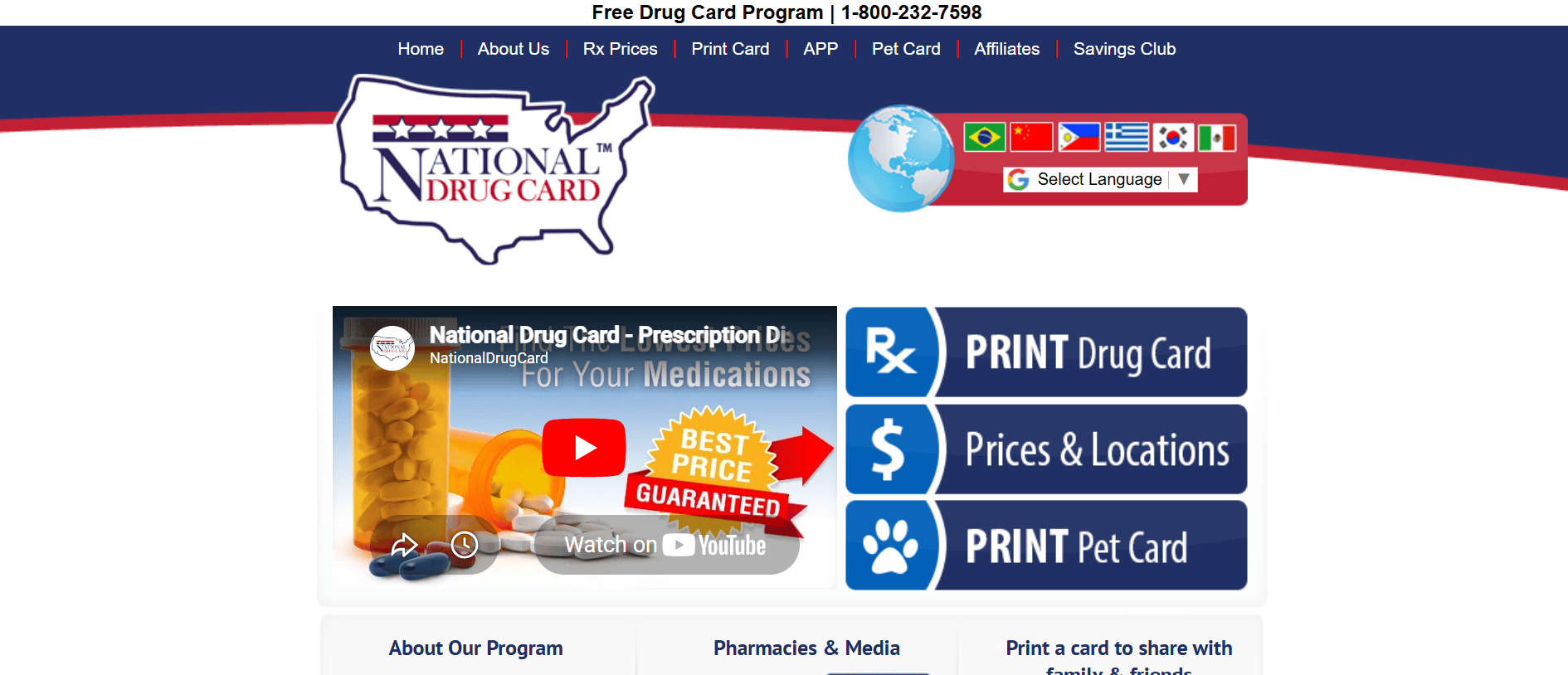 National Drug Card