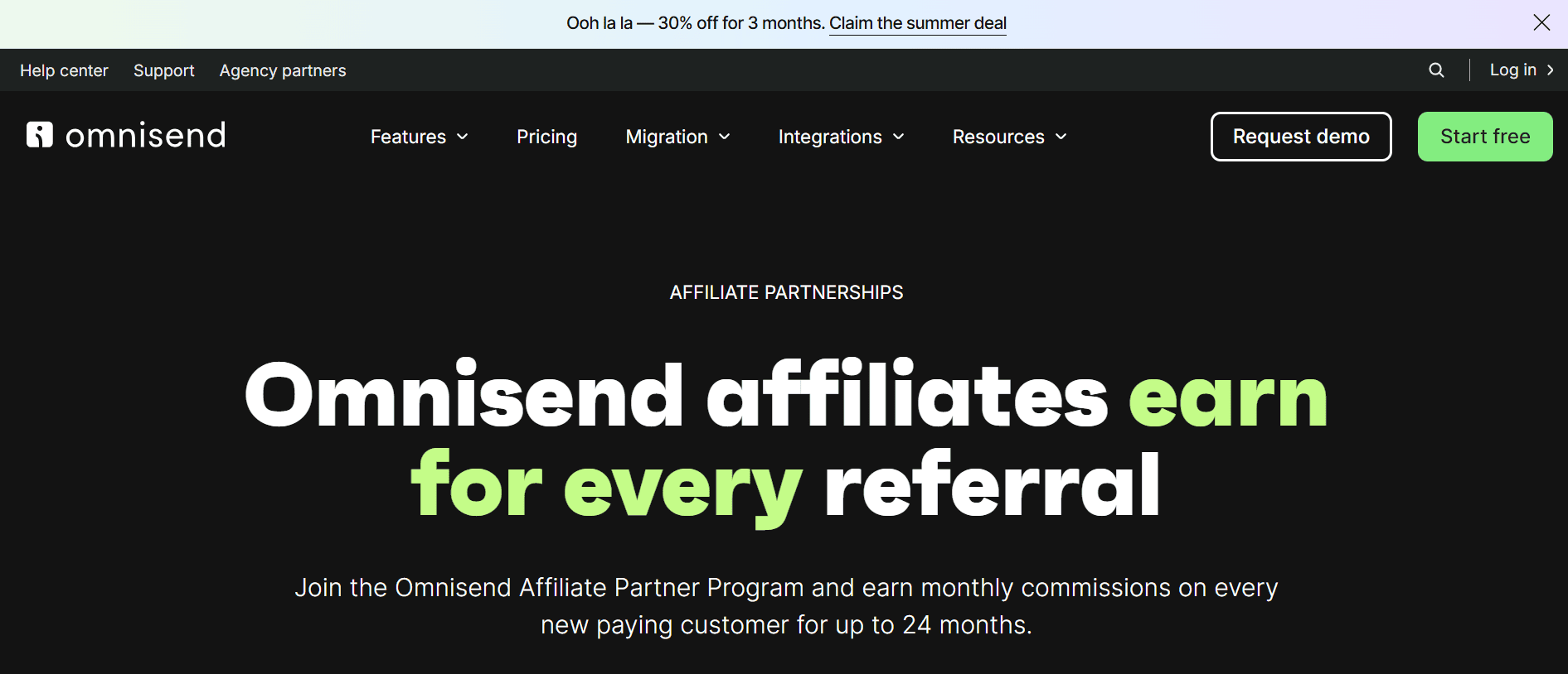 Omnisend Affiliate Program