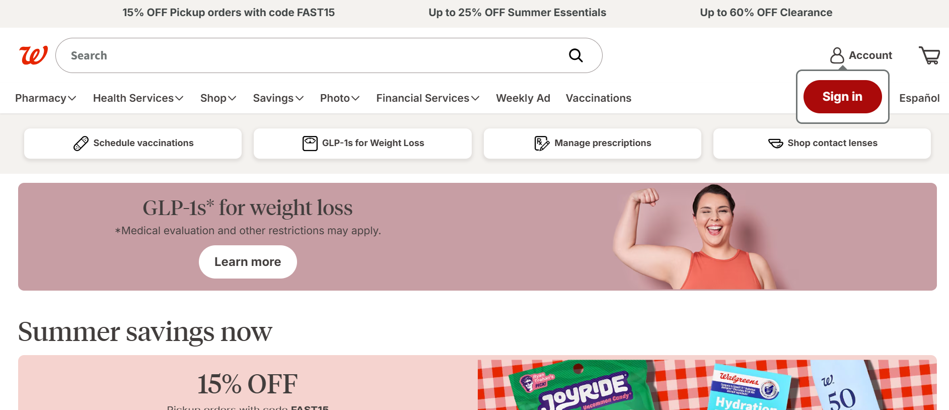 WalGreens Affiliate Program